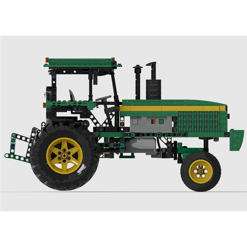 Urban Farming Model - MOC-50935 Urban Farm Agriculture 1980s Tractor